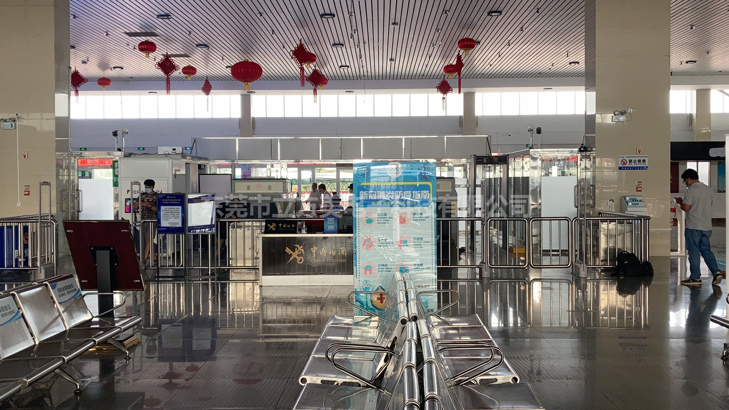中國(guó)海關(guān)安裝立方美emeno EAS防盜報(bào)警器！
